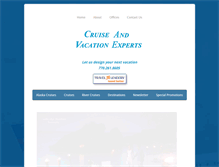 Tablet Screenshot of cruiseandvacationexperts.com